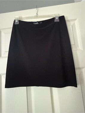 Sympli Black Mini A-Line Skirt
